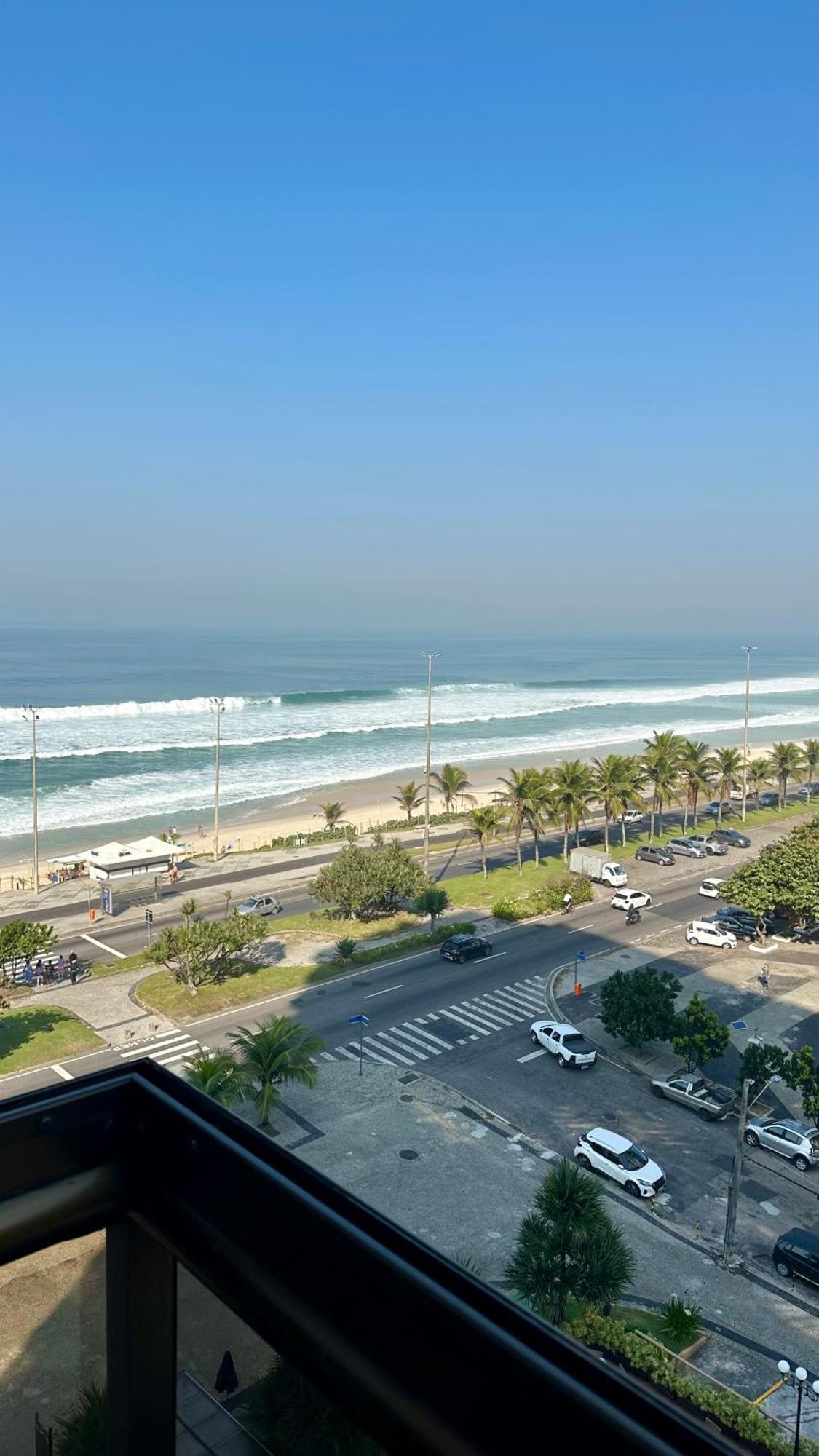 Lindo Apto No Melhor Lugar Da Barra Da Tijuca! Com Uma Vista De Tirar O Folego, Frente Para O Mar! Totalmente Equipado E Decorado Ao Lado Dos Melhores Hoteis E Quiosques Da Barra! Portaria 24H, Piscina, Sauna, Jacuzzi, Academia, Garagem, Wi-Fi, Lavan ريو دي جانيرو المظهر الخارجي الصورة
